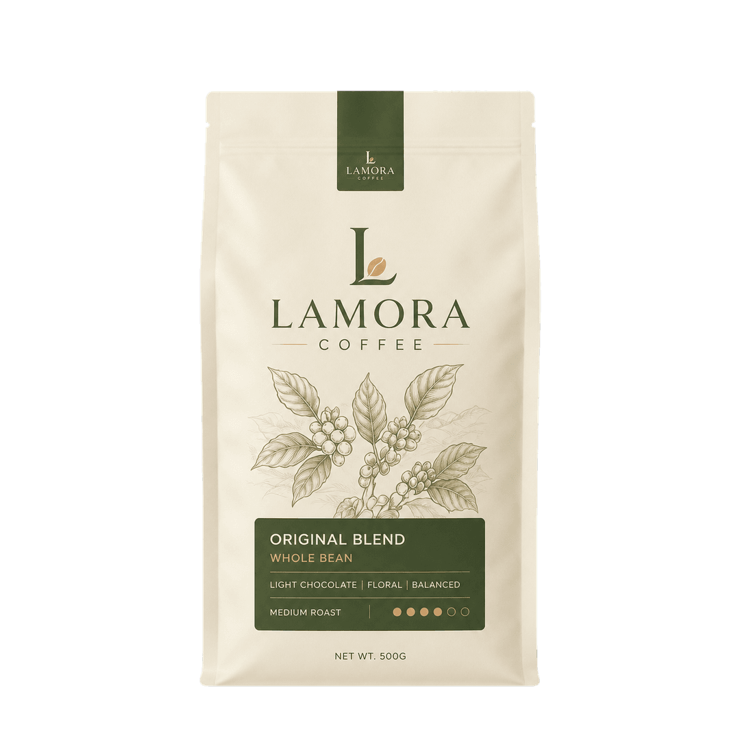 Túi cà phê hạt Lamora Original Blend 500 gam